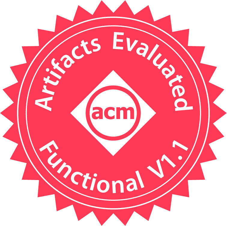 CCS Artifact Evaluation Artifacts Evaluated Badge